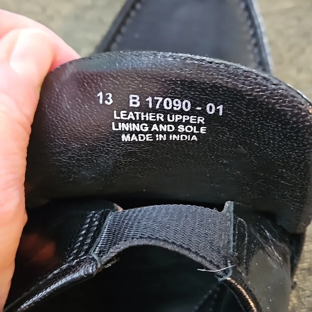 Florsheim Como Tassel Dress Shoes Men 13B Black Leather